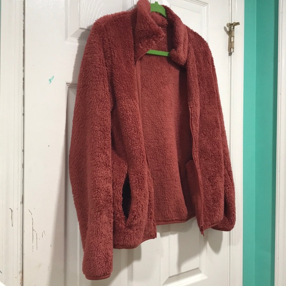 Rust Uniqlo Fall/Spring Jacket - Picture 2 of 4